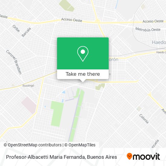 Profesor-Albacetti Maria Fernanda map