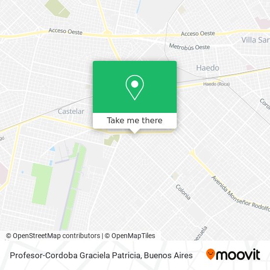 Mapa de Profesor-Cordoba Graciela Patricia