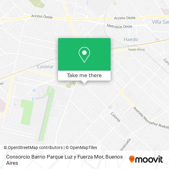 Mapa de Consorcio Barrio Parque Luz y Fuerza Mor