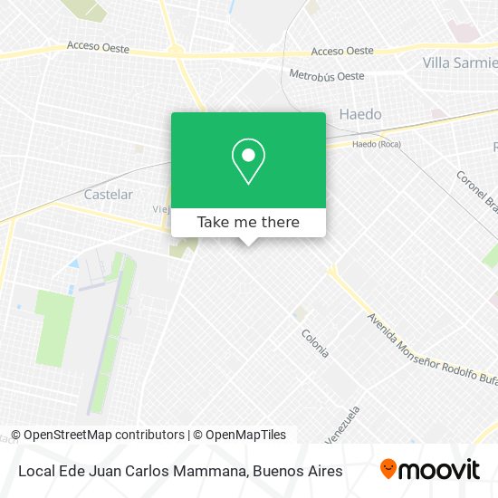 Local Ede Juan Carlos Mammana map