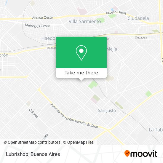 Mapa de Lubrishop