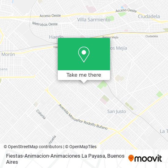 Fiestas-Animacion-Animaciones La Payasa map