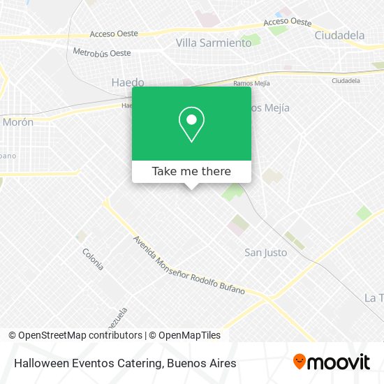 Halloween Eventos Catering map