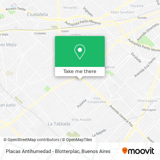 Mapa de Placas Antihumedad - Blotterplac