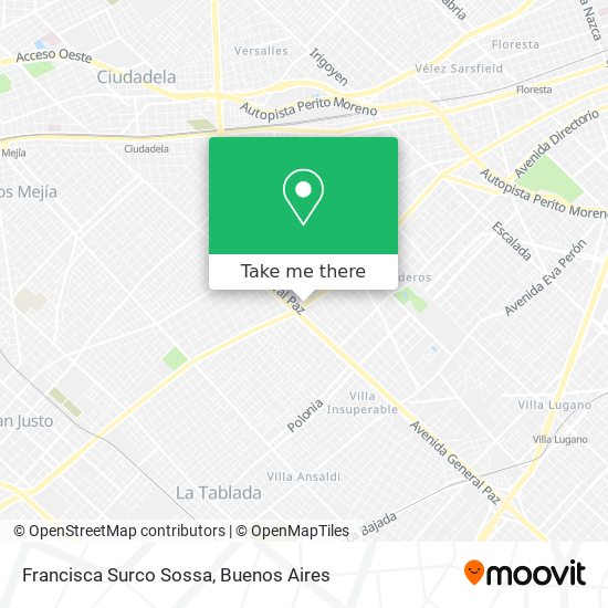 Mapa de Francisca Surco Sossa