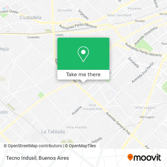 Tecno Indusil map