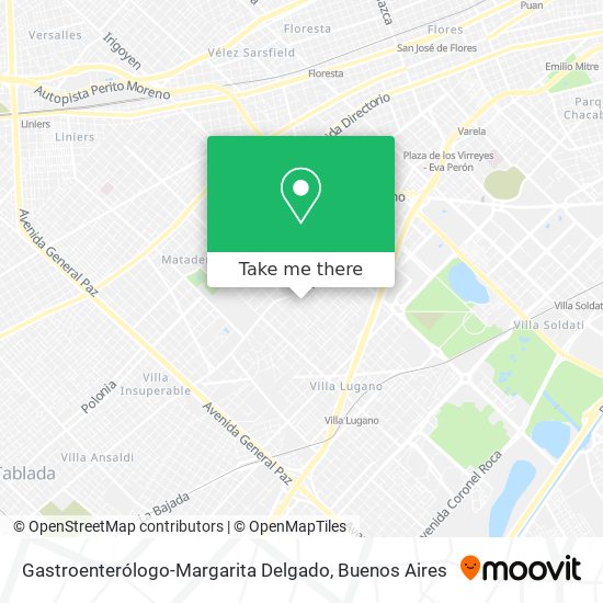 Mapa de Gastroenterólogo-Margarita Delgado