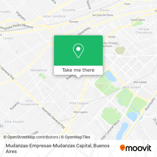 Mudanzas-Empresas-Mudanzas Capital map