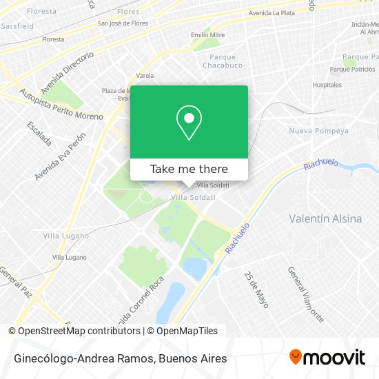 Ginecólogo-Andrea Ramos map