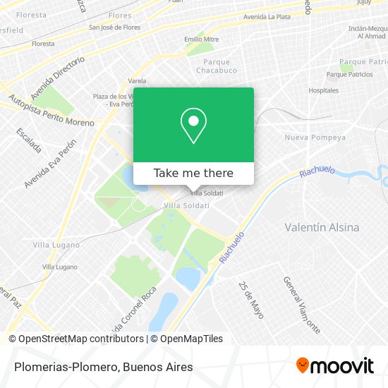 Plomerias-Plomero map