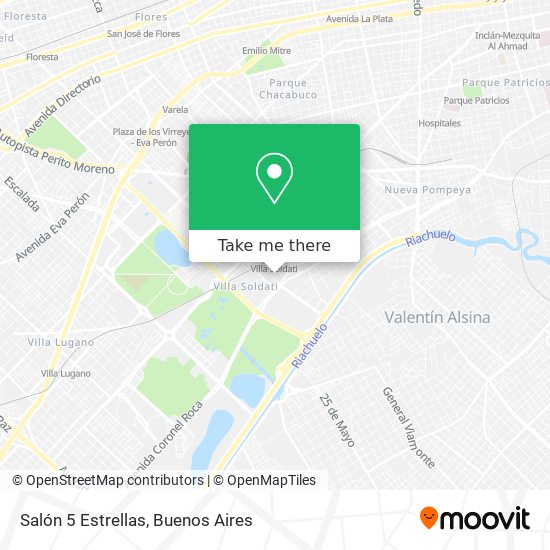 Mapa de Salón 5 Estrellas