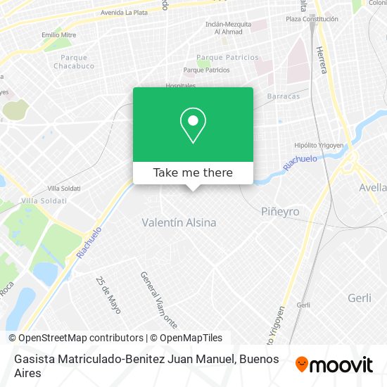Gasista Matriculado-Benitez Juan Manuel map