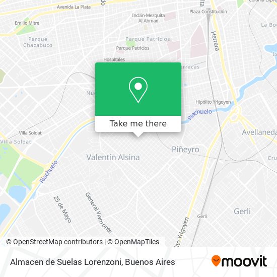 Mapa de Almacen de Suelas Lorenzoni
