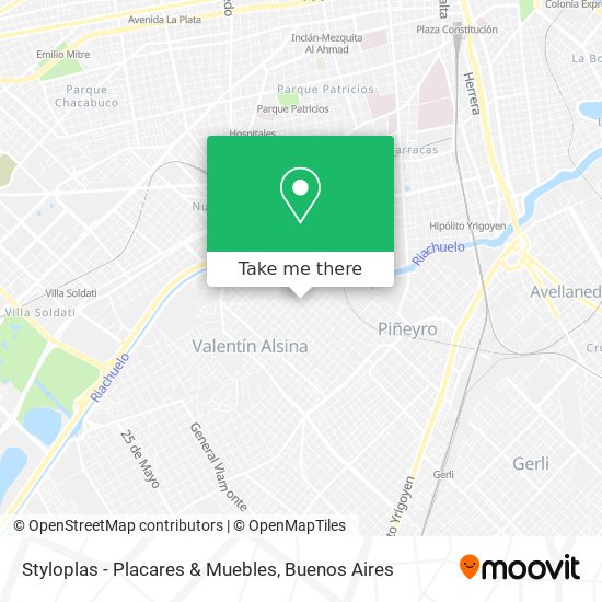 Mapa de Styloplas - Placares & Muebles