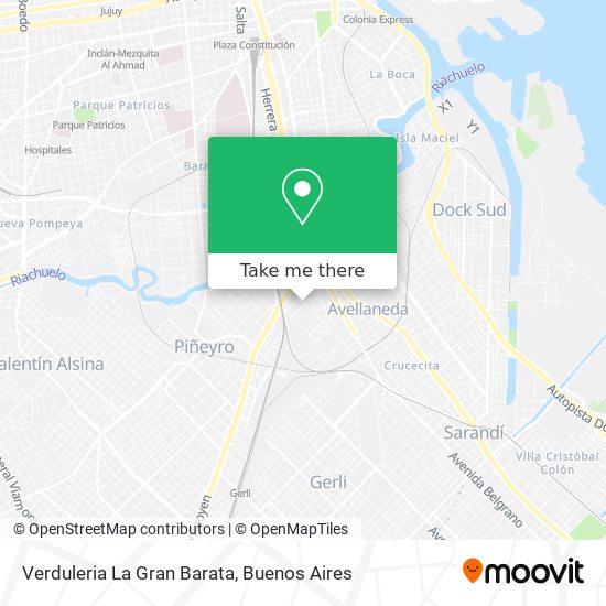 Verduleria La Gran Barata map