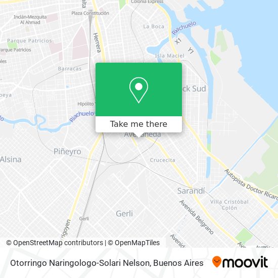 Otorringo Naringologo-Solari Nelson map