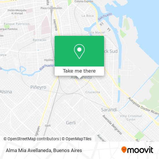 Alma Mia Avellaneda map