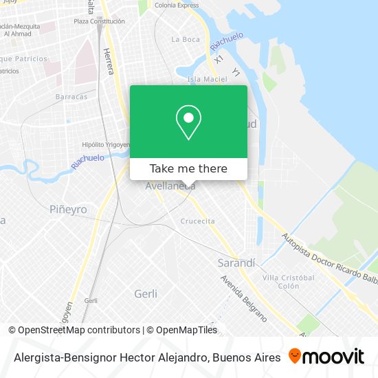 Alergista-Bensignor Hector Alejandro map