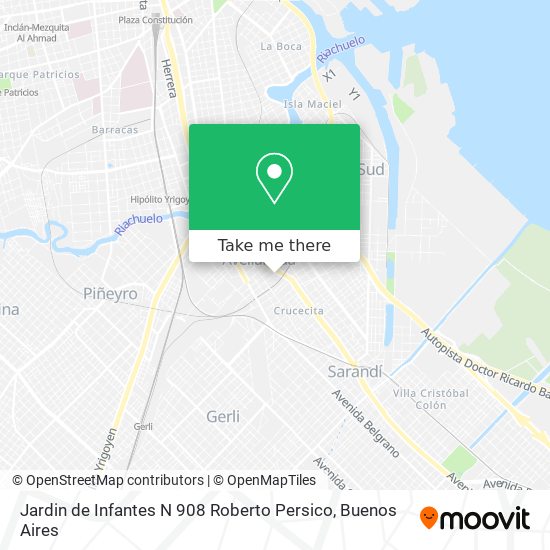 Mapa de Jardin de Infantes N 908 Roberto Persico