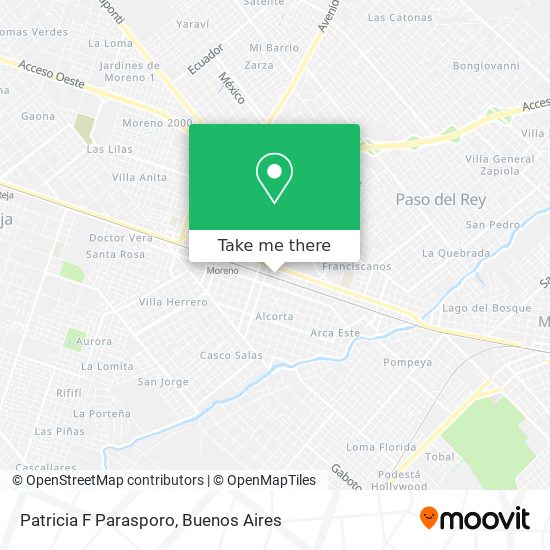 Mapa de Patricia F Parasporo