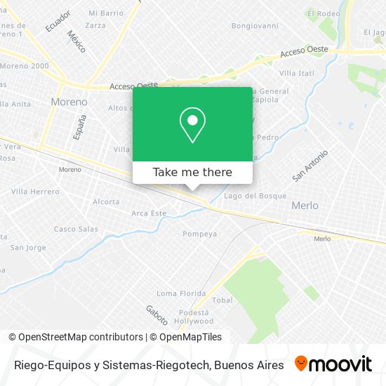 Riego-Equipos y Sistemas-Riegotech map