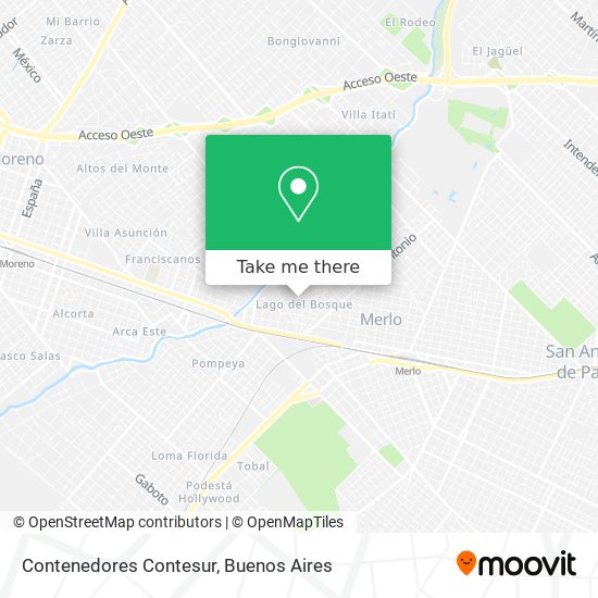 Mapa de Contenedores Contesur