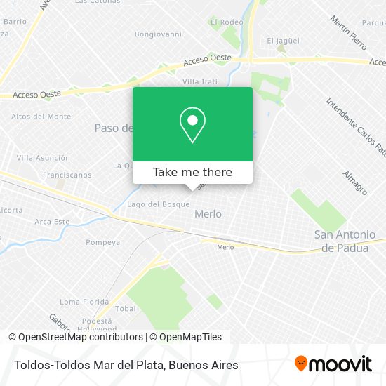 Toldos-Toldos Mar del Plata map