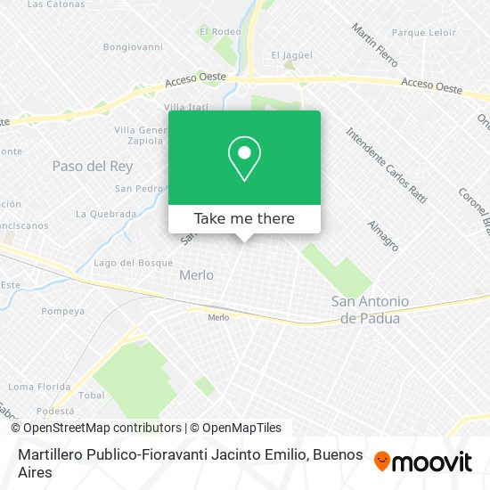 Mapa de Martillero Publico-Fioravanti Jacinto Emilio