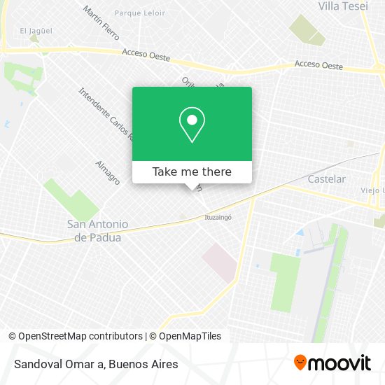 Mapa de Sandoval Omar a