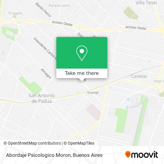 Abordaje Psicologico Moron map