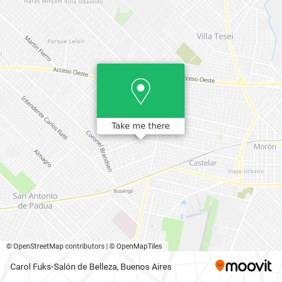 Carol Fuks-Salón de Belleza map