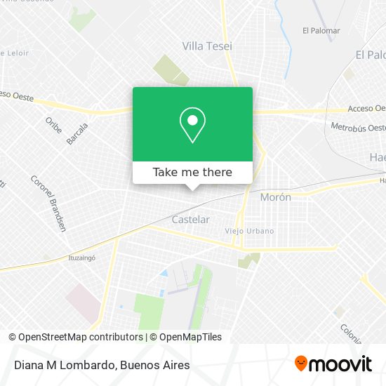 Mapa de Diana M Lombardo