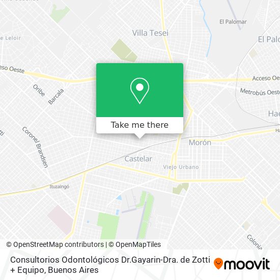 Consultorios Odontológicos Dr.Gayarin-Dra. de Zotti + Equipo map