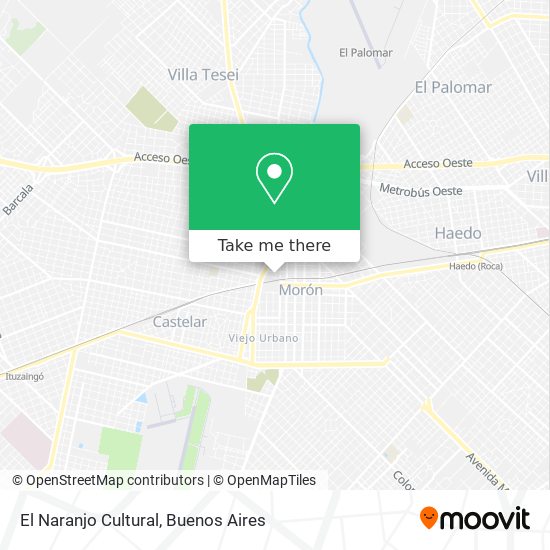 El Naranjo Cultural map