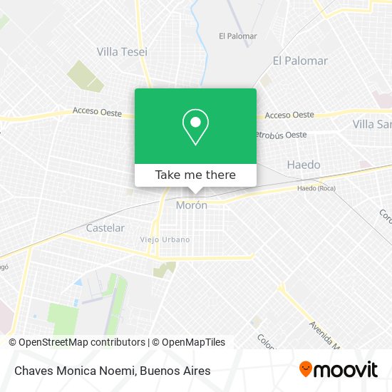 Chaves Monica Noemi map