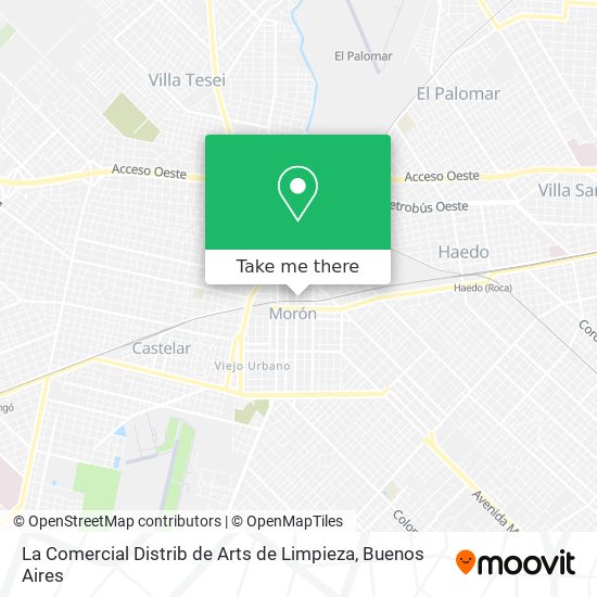 La Comercial Distrib de Arts de Limpieza map