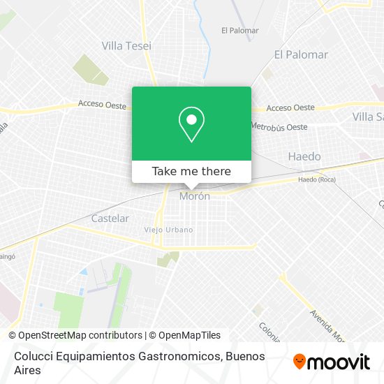 Mapa de Colucci Equipamientos Gastronomicos
