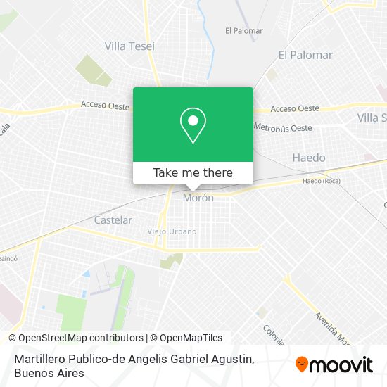 Martillero Publico-de Angelis Gabriel Agustin map