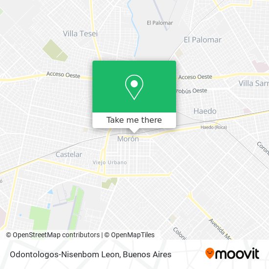 Odontologos-Nisenbom Leon map