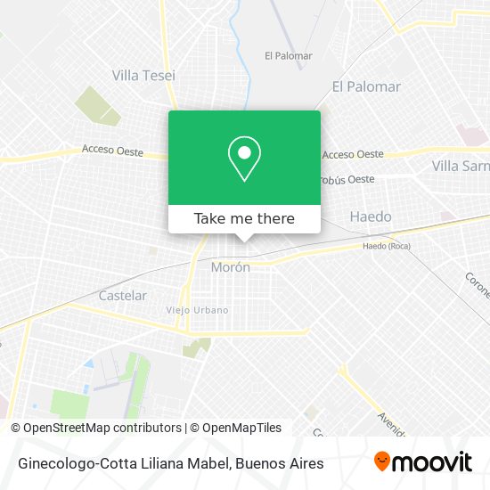 Ginecologo-Cotta Liliana Mabel map