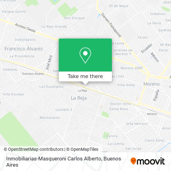 Mapa de Inmobiliarias-Masqueroni Carlos Alberto