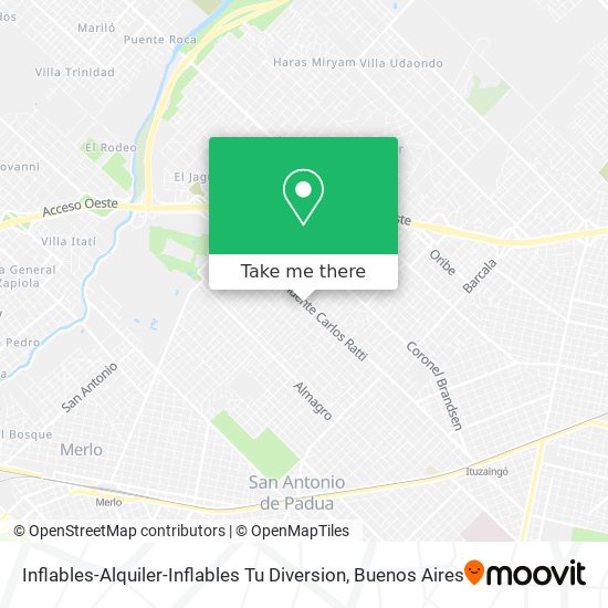 Inflables-Alquiler-Inflables Tu Diversion map