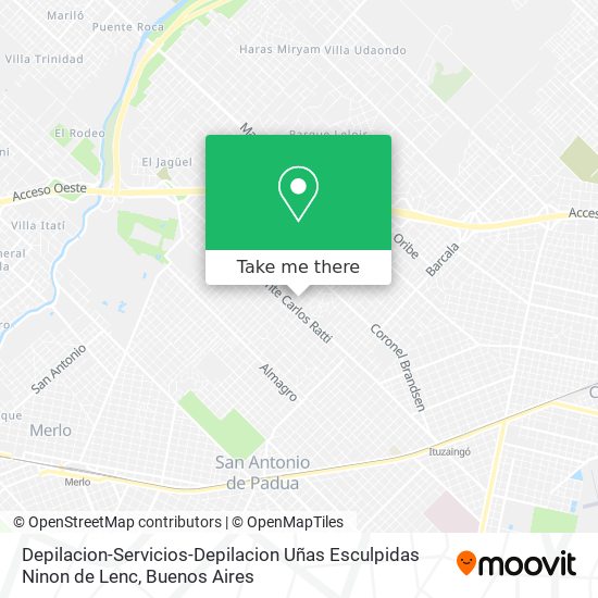 Depilacion-Servicios-Depilacion Uñas Esculpidas Ninon de Lenc map