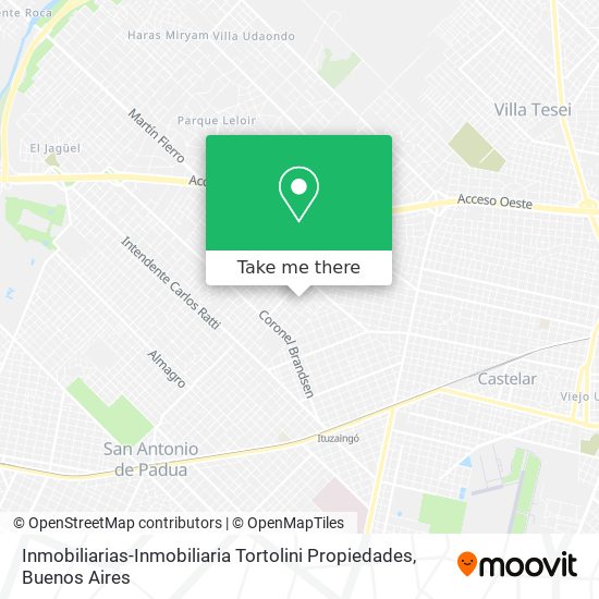 Inmobiliarias-Inmobiliaria Tortolini Propiedades map