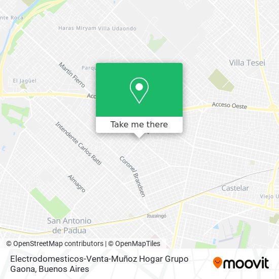 Electrodomesticos-Venta-Muñoz Hogar Grupo Gaona map