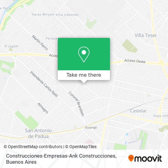 Construcciones-Empresas-Ank Construcciones map