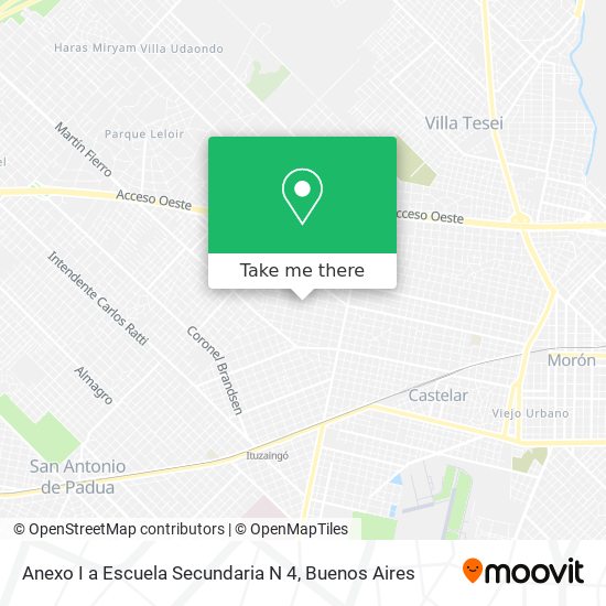 Anexo I a Escuela Secundaria N 4 map