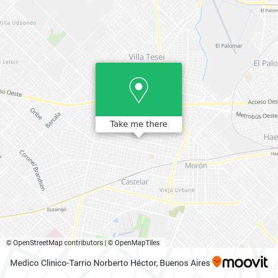 Mapa de Medico Clinico-Tarrio Norberto Héctor