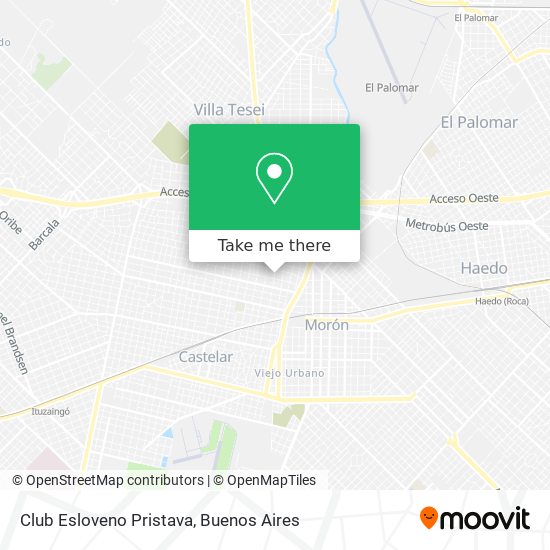 Club Esloveno Pristava map