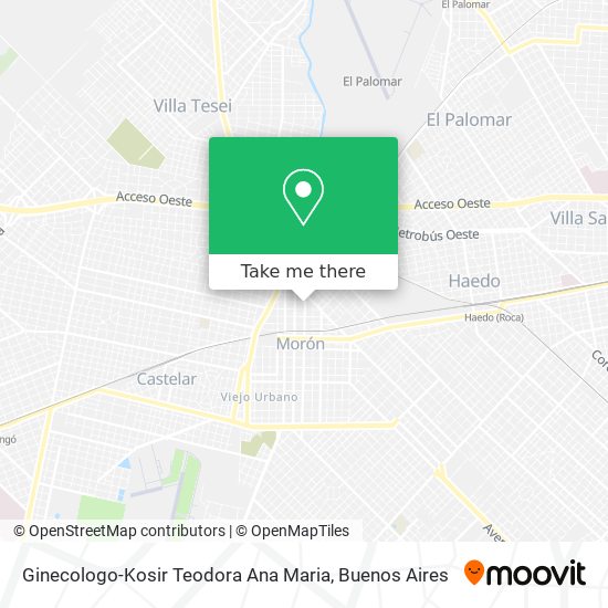 Ginecologo-Kosir Teodora Ana Maria map